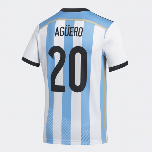 2014 Argentina Home Agüero #20 (New) - Size L