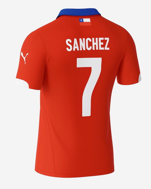 2014 Chile Home Sanchez #7 (New) - Size S