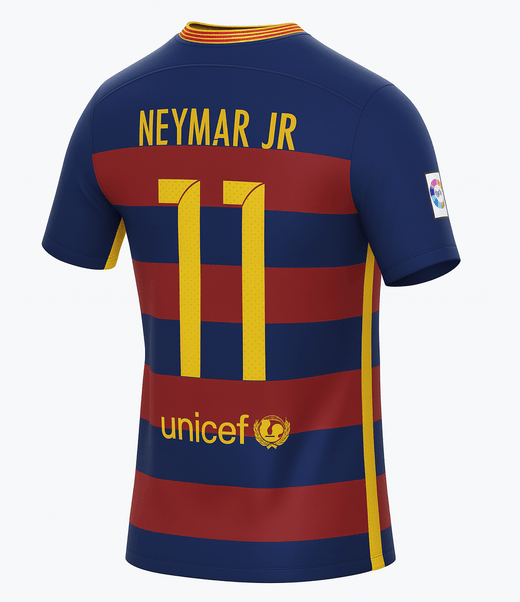 2015–16 Barcelona Home Neymar Jr #11 (New) - Size XXL