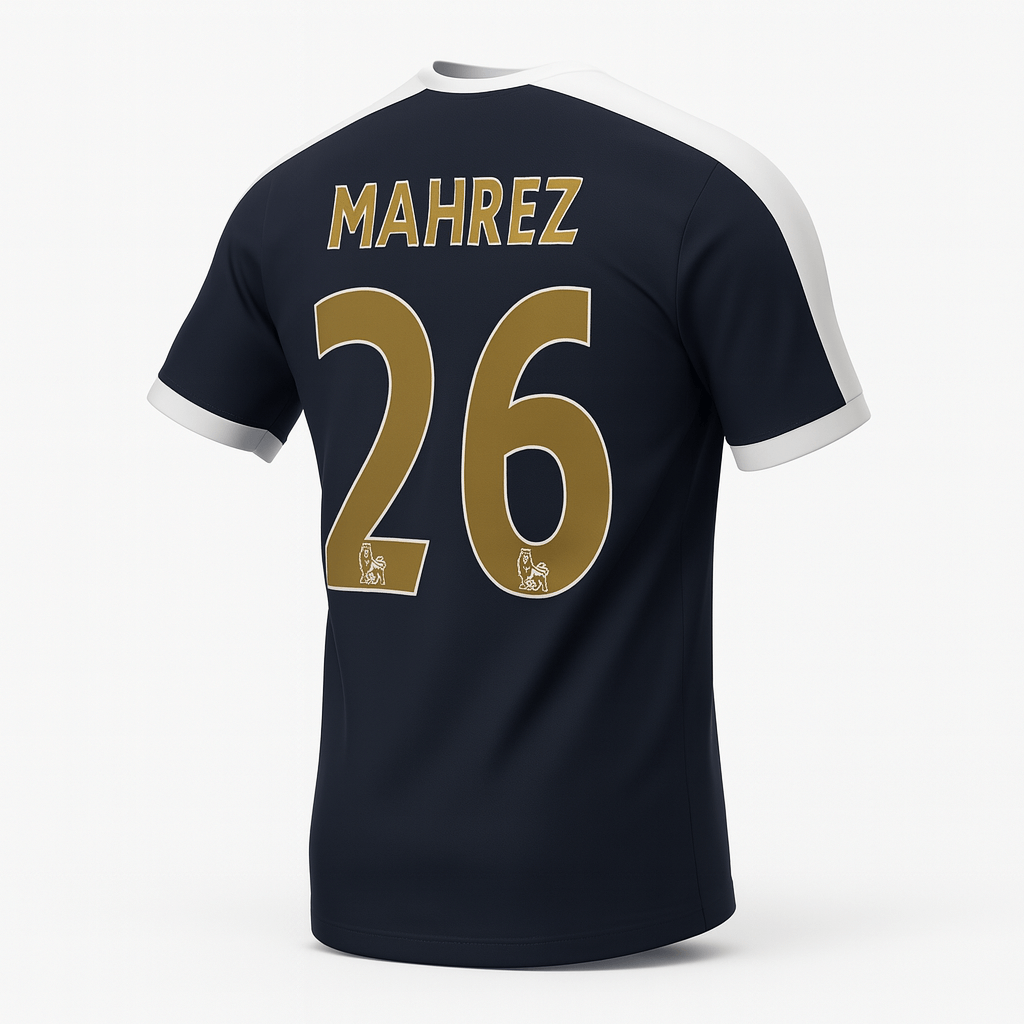 2015–16 Leicester City Away Mahrez #26 (New) - Size S