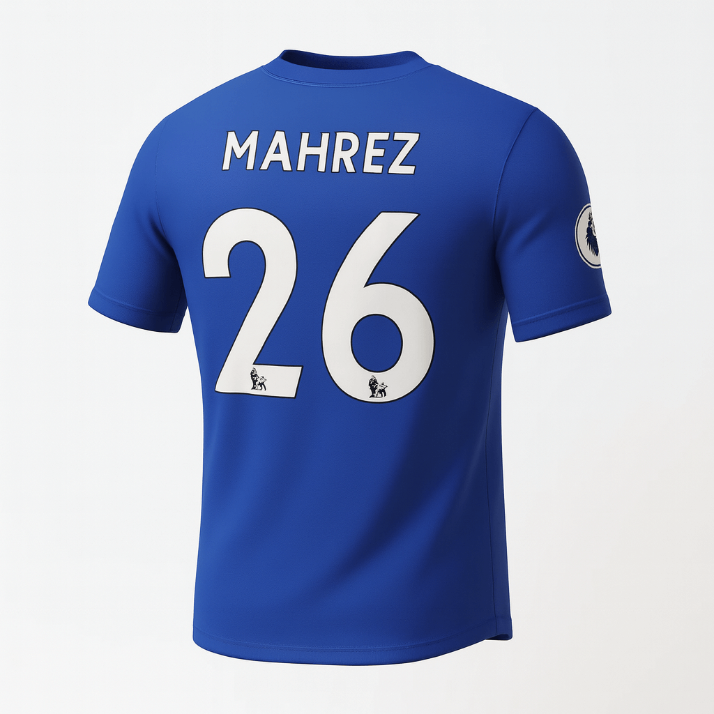 2015–16 Leicester City Home Mahrez #26 (New) - Size L