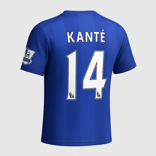 2015–16 Leicester Home Kante #14 (New) - Size XS