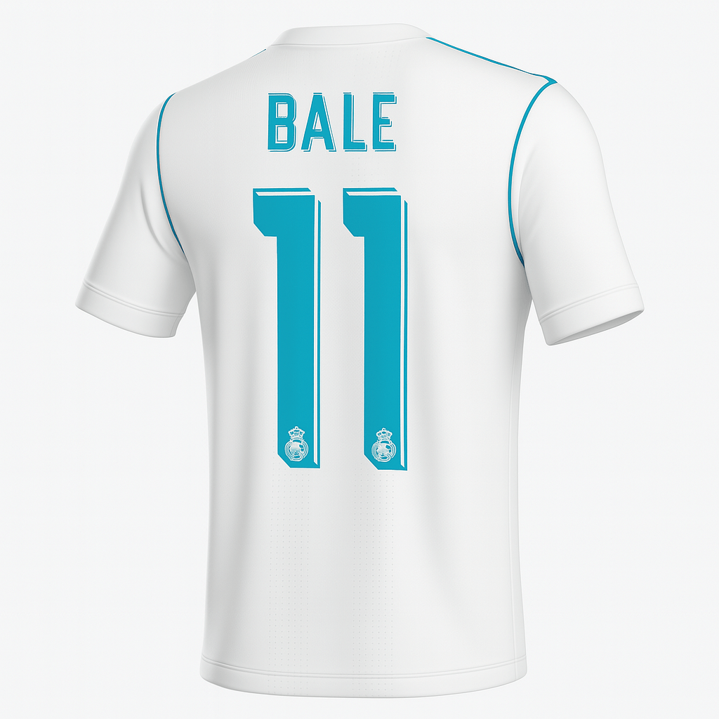 2017–18 Real Madrid Home Bale #11 (New) - Size XL