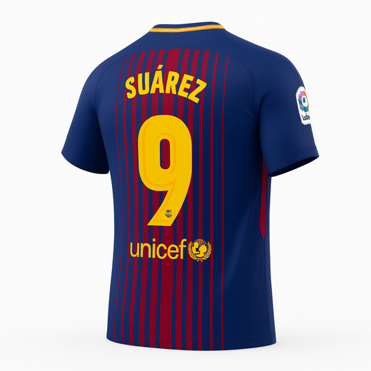 2018–19 Barcelona Home Suarez #9 (New) - Size S