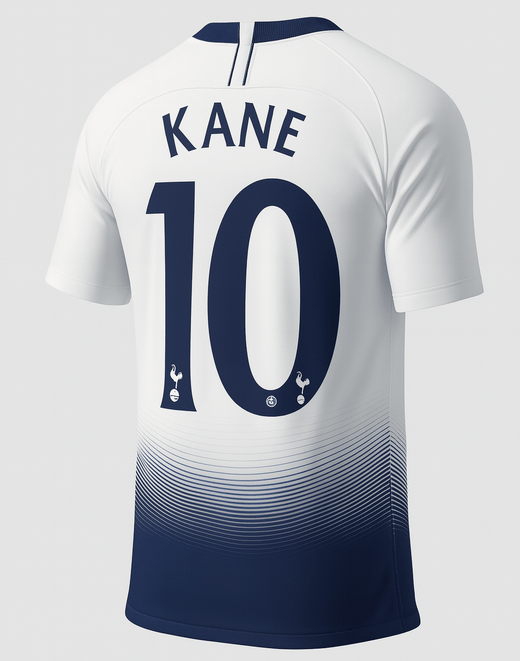 2018–19 Tottenham Home Kane #10 (New) - Size XS