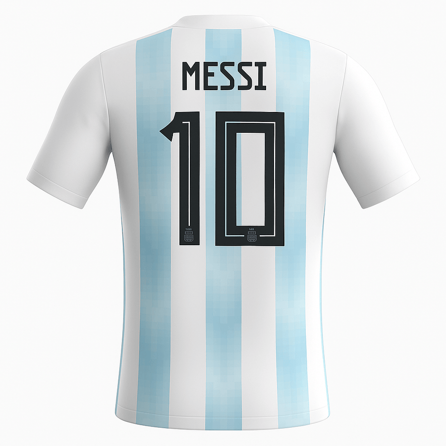2018 Argentina Home Messi #10 (New) - Size S