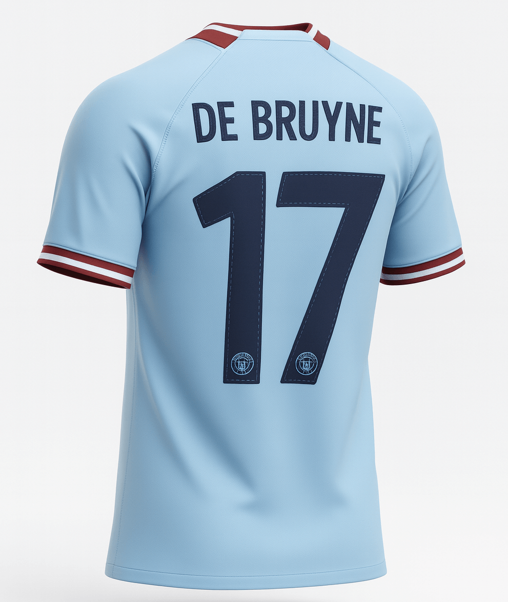 2022–23 Manchester City Home De Bruyne #17 (New) - Size L