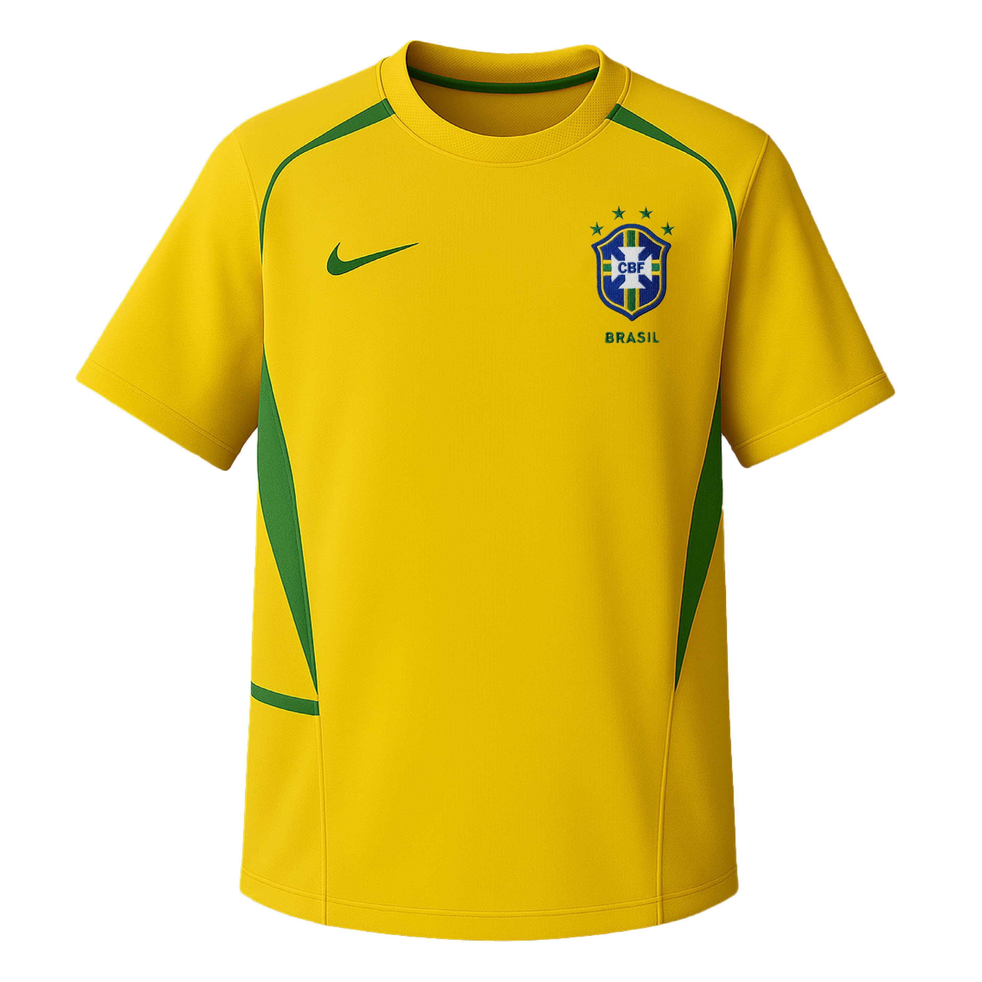 Brazil 2001-2002 Home (Feels Like New) - Size XL