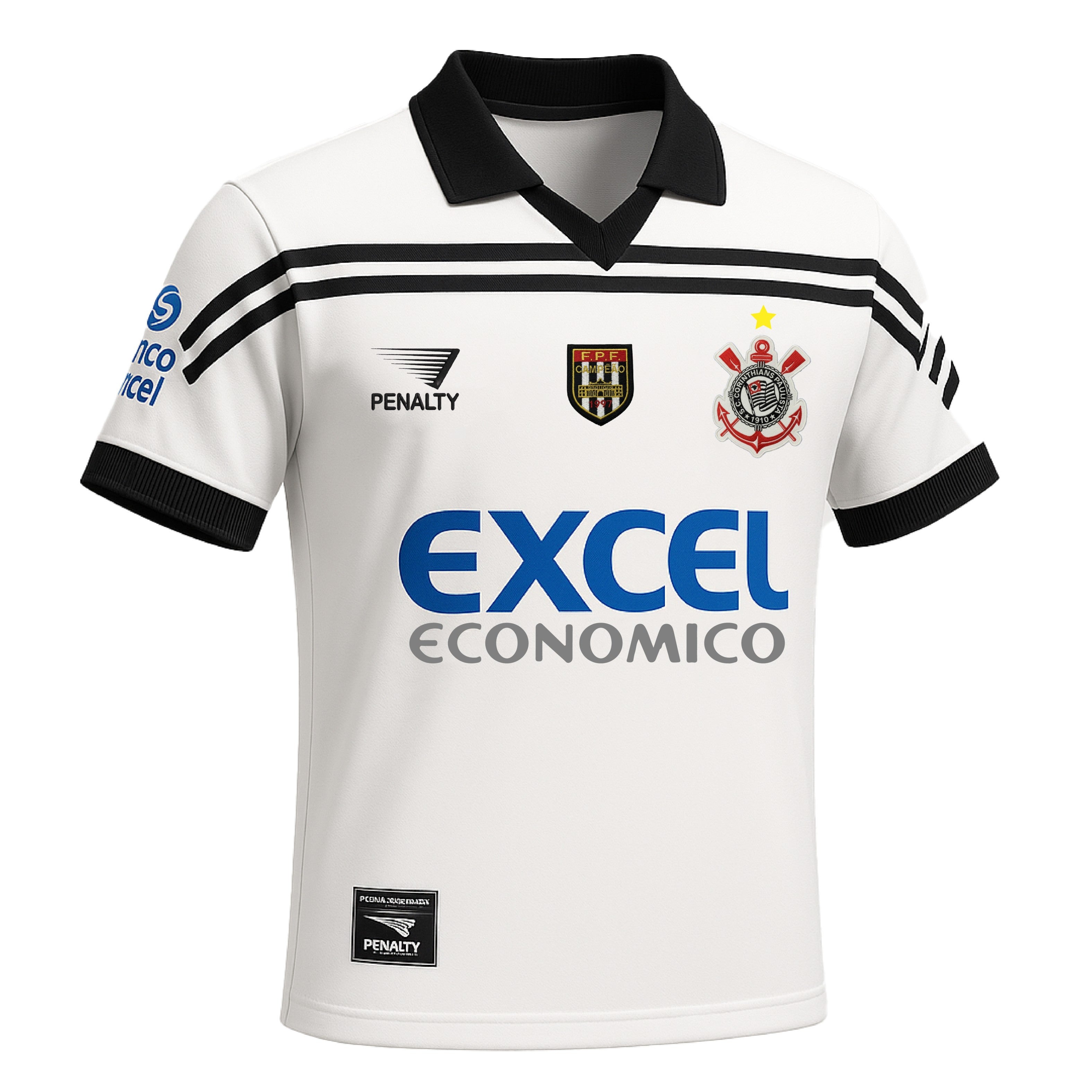 Corinthians 1997-1998 Home (Feels Like New) - Size XXL