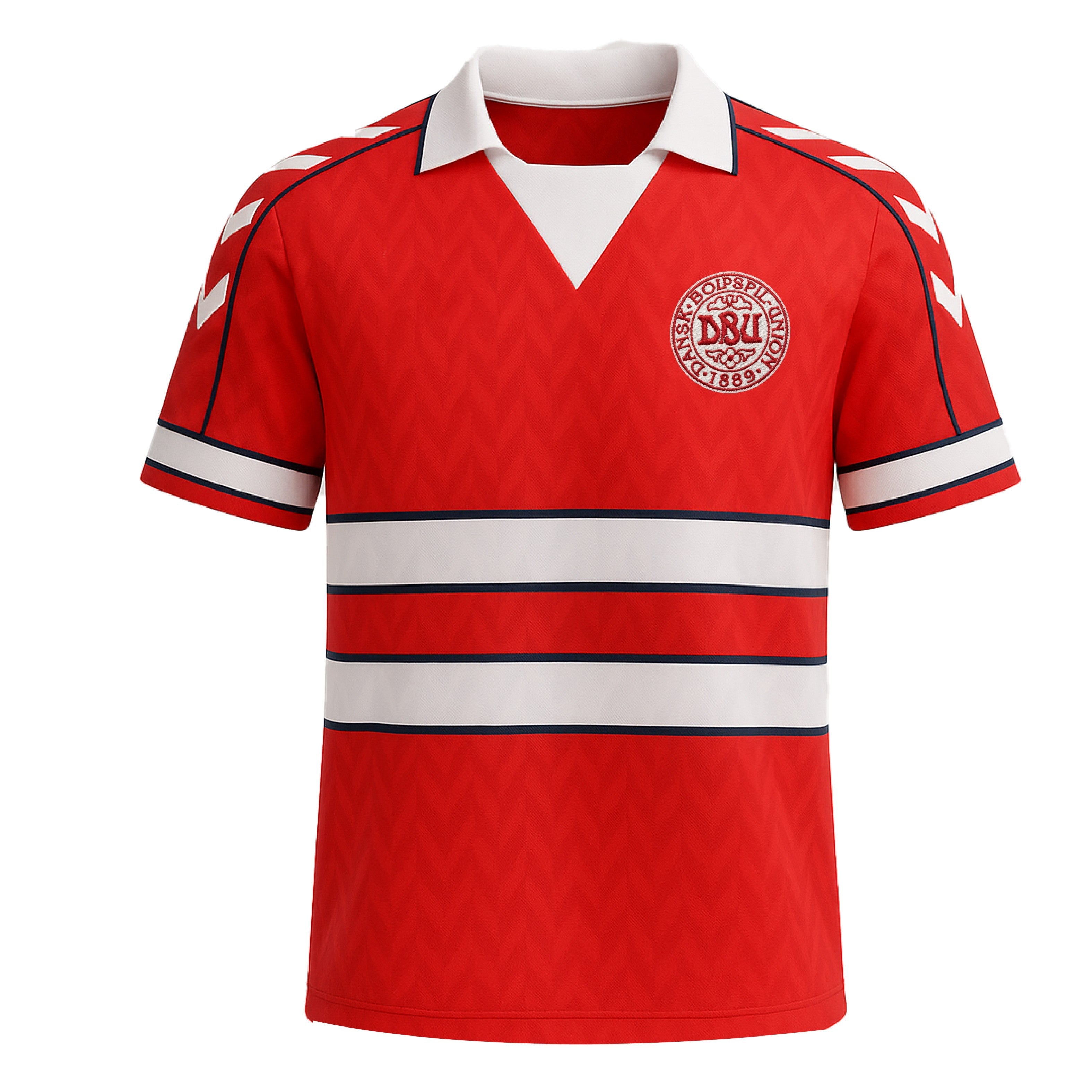 Denmark 1987-1988 Home (Very Good Condition) - Size L