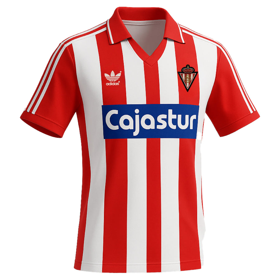 Gijon 1986-1987 Home (Very Good Condition) - Size L