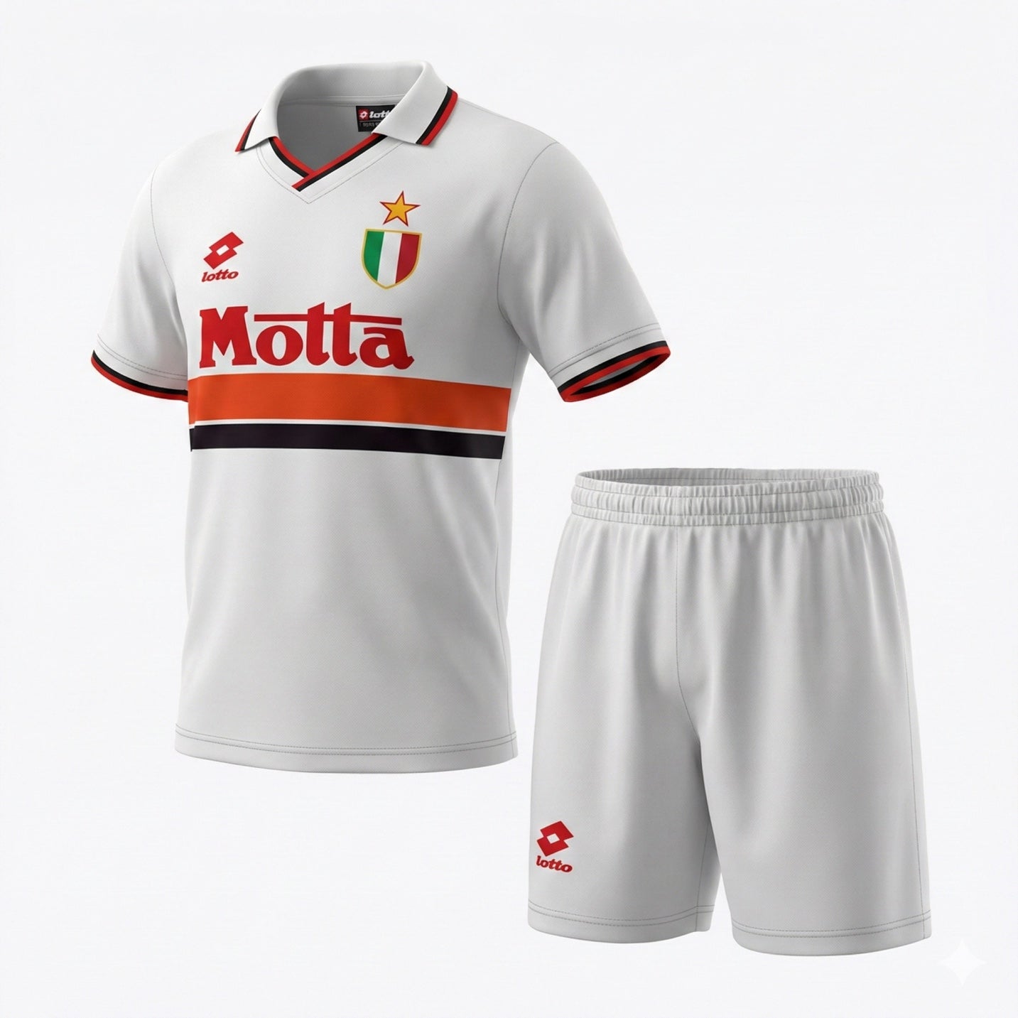 AC Milan Away 1993/1994 Kids Kit (Feels Like New) - Size 22
