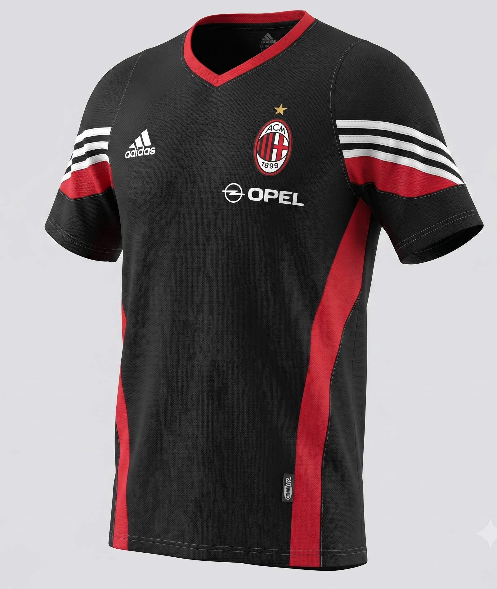 AC Milan Red Black Tracksuit 2004/05 - Size XS