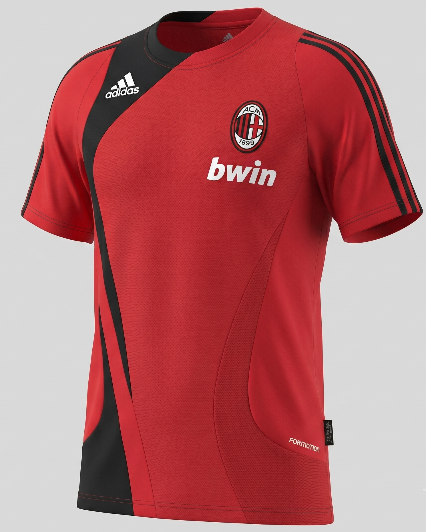 AC Milan White Black Red Tracksuit 2007/08 - Size XS