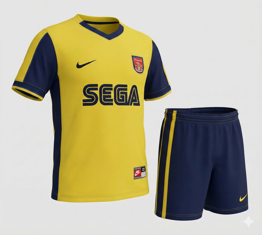 Arsenal Home 2000/2001 Kids Kit (Feels Like New) - Size 16