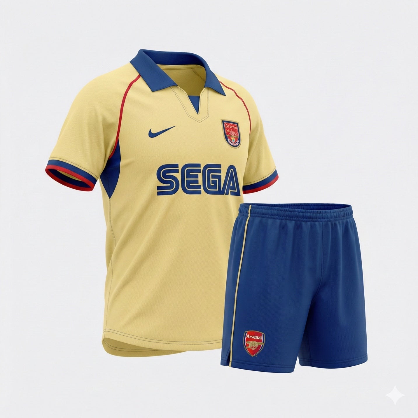 Arsenal Away 2000/2002 Kids Kit (Feels Like New) - Size 16