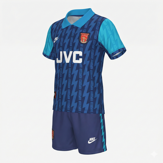 Arsenal Away 1994/1995 Kids Kit (Feels Like New) - Size 22