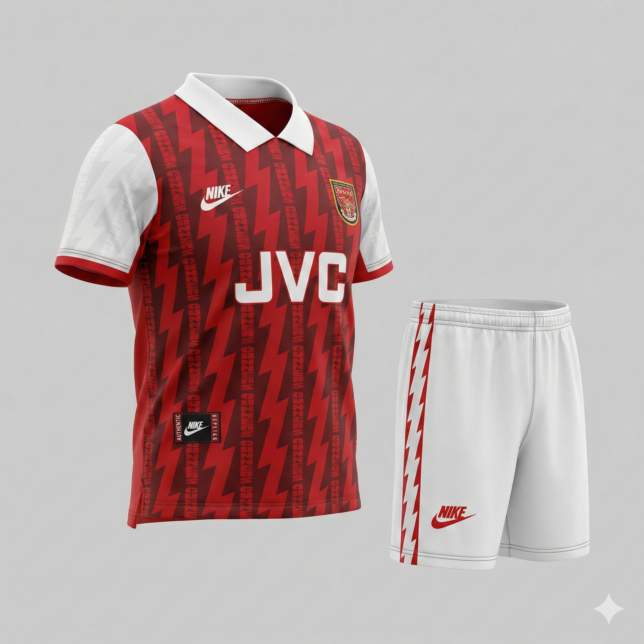 Arsenal Home 1994/1996 Kids Kit (Feels Like New) - Size 24
