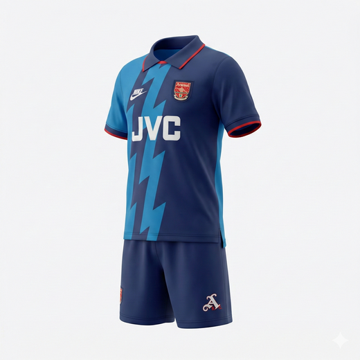 Arsenal Away 1995/1996 Kids Kit (Feels Like New) - Size 28