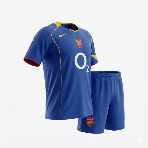 Arsenal Away 2004/2005 Kids Kit (Feels Like New) - Size 18