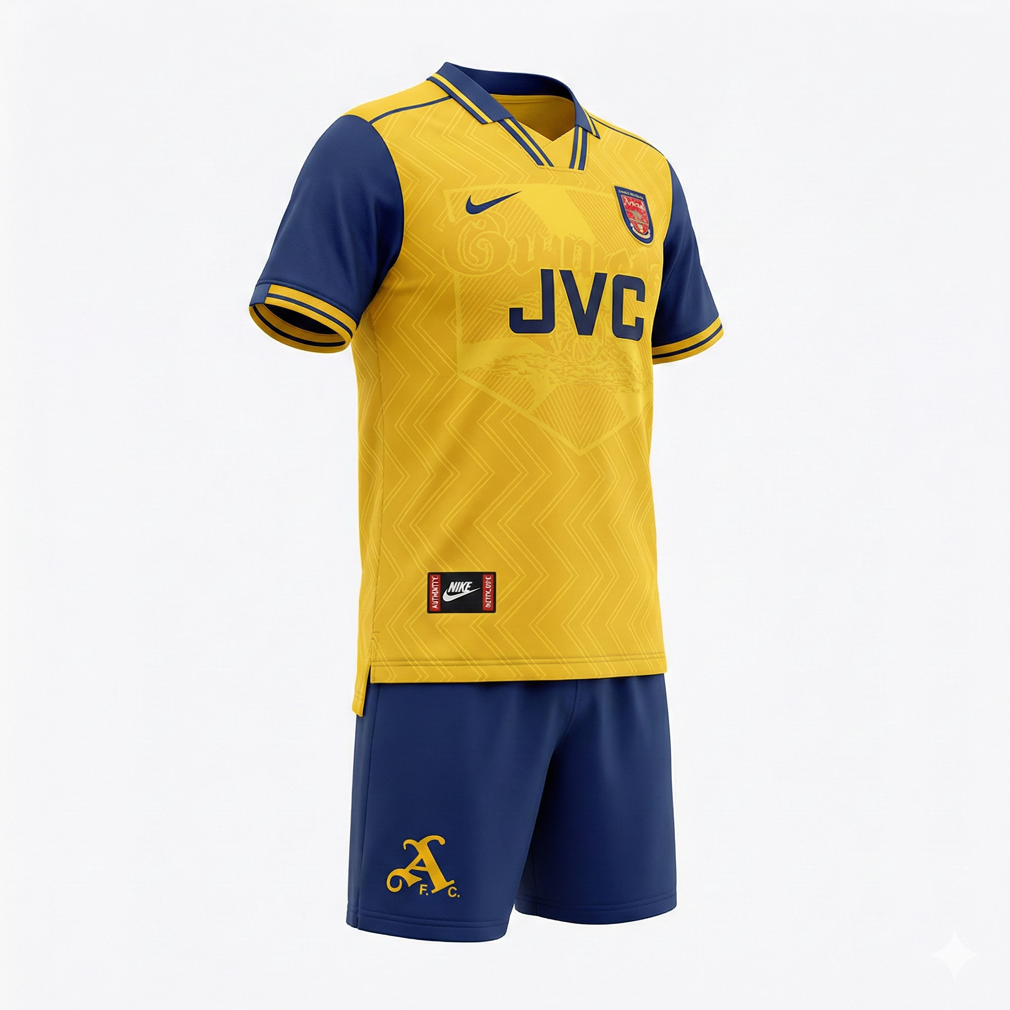 Arsenal Away 1996/1997 Kids Kit (Feels Like New) - Size 26
