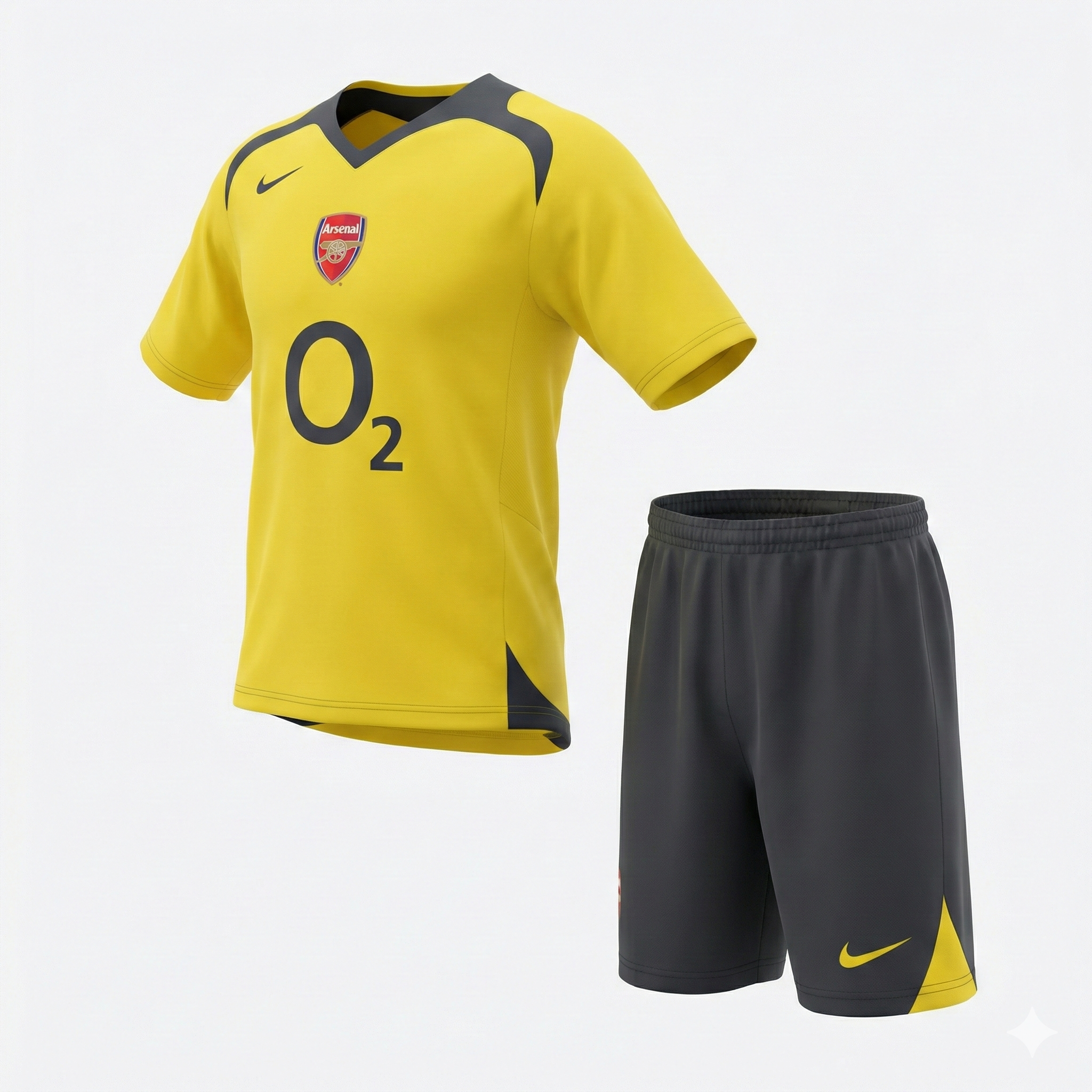 Arsenal Away 2005/2006 Kids Kit (Feels Like New) - Size 26