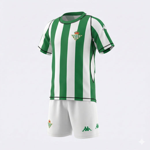 Real Betis Home 2003/2004 Kids Kit (Feels Like New) - Size 20