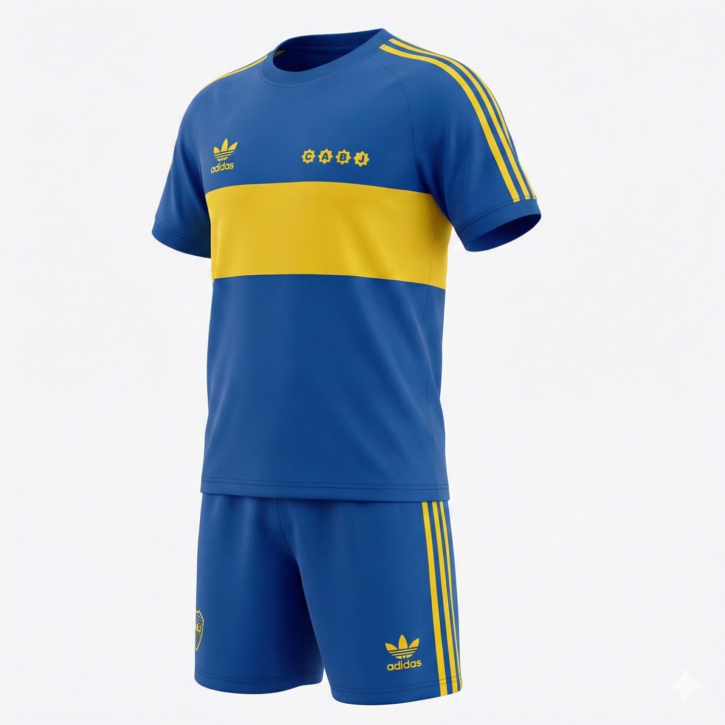 Boca Juniors Home 1981 Kids Kit (Very Good Condition) - Size 18