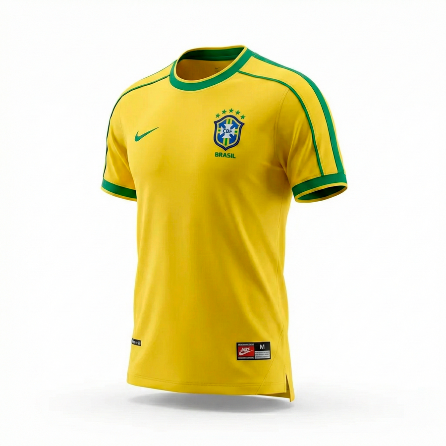 Brasil 1998 Home (Feels Like New) - Size XS