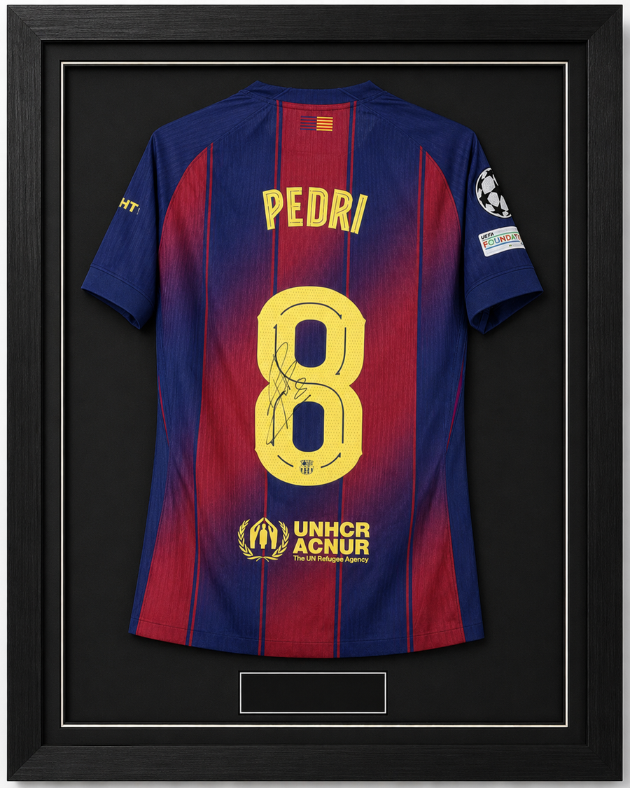 #8 PEDRI 2025-2026 Barcelona Signature Jersey