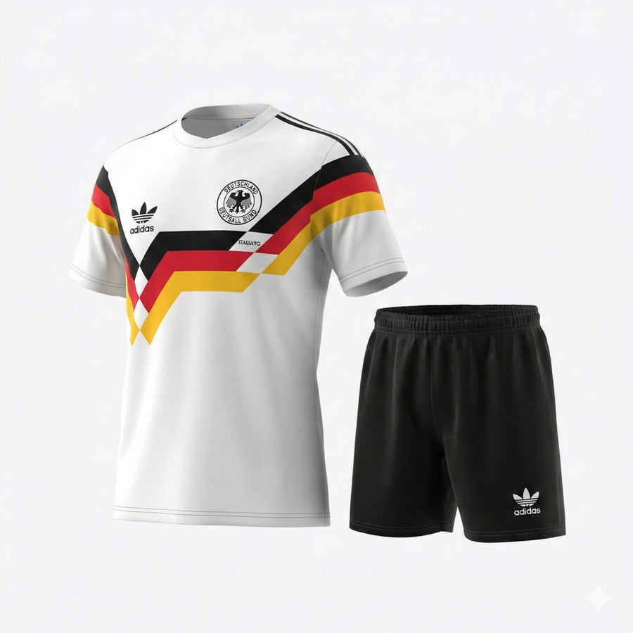 Germany Home 1990 Kids Kit (Feels Like New) - Size 22
