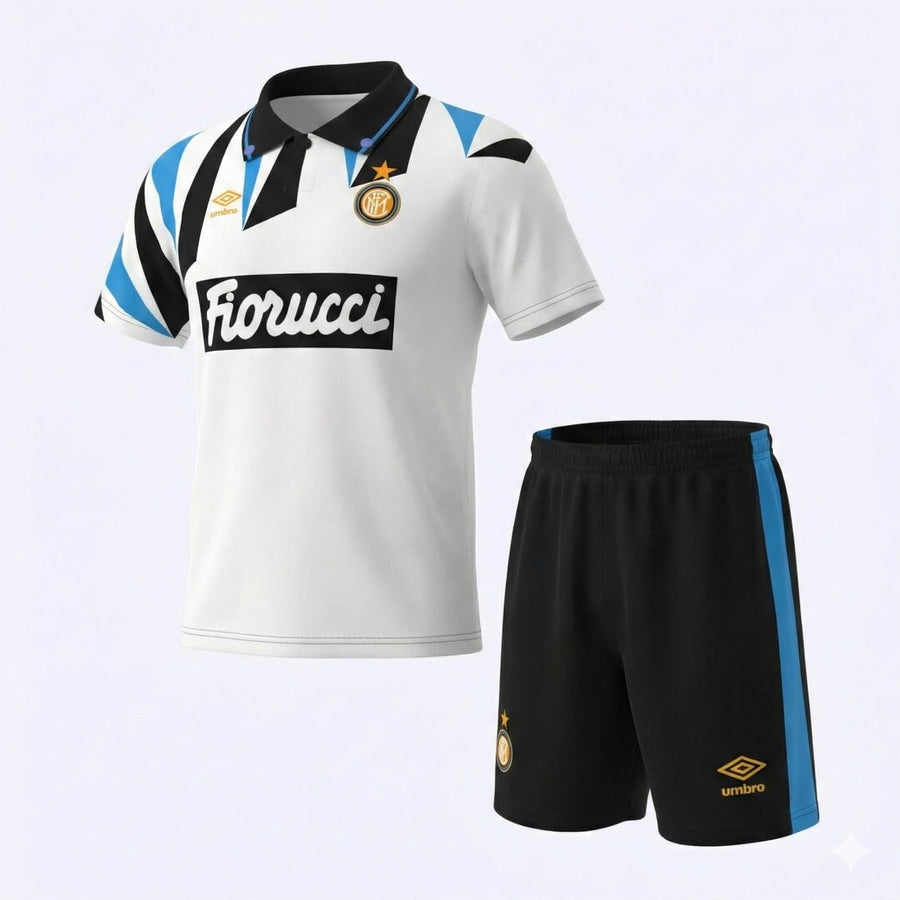 Inter Milan Away 1992/1994 Kids Kit (Feels Like New) - Size 20