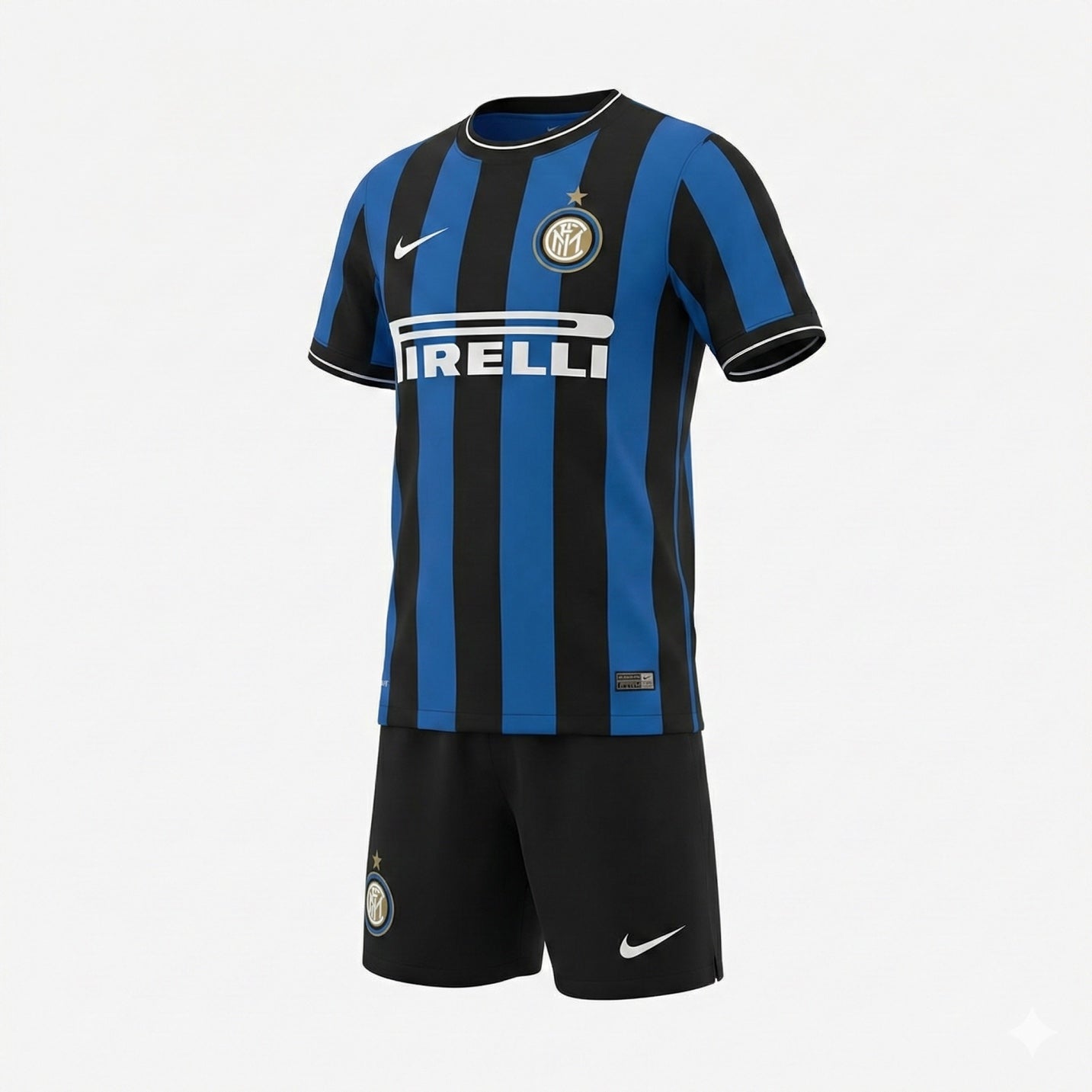 Inter Milan Home 2009/2010 Kids Kit (New) - Size 16