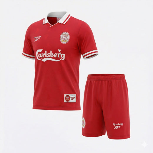 Liverpool Home 1996/1997 Kids Kit (Feels Like New) - Size 16