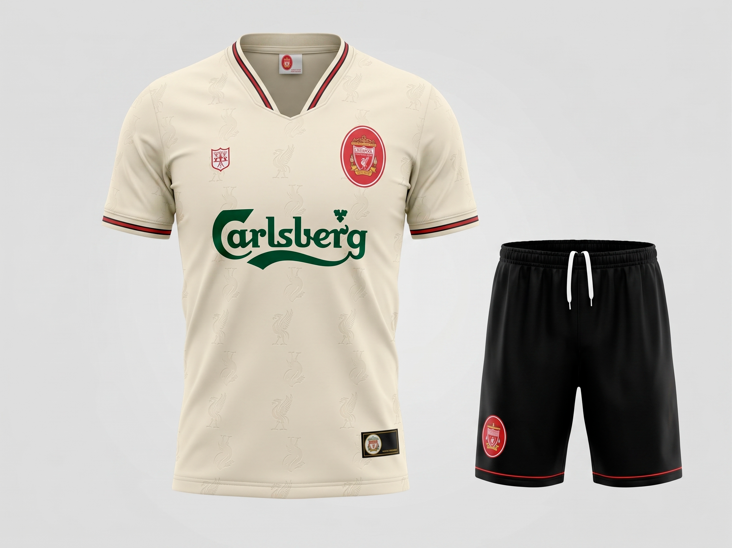 Liverpool Away 1996/1997 Kids Kit (Feels Like New) - Size 16