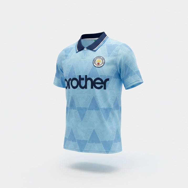 Manchester City 1988-1990 Home (Very Good Condition) - Size XS
