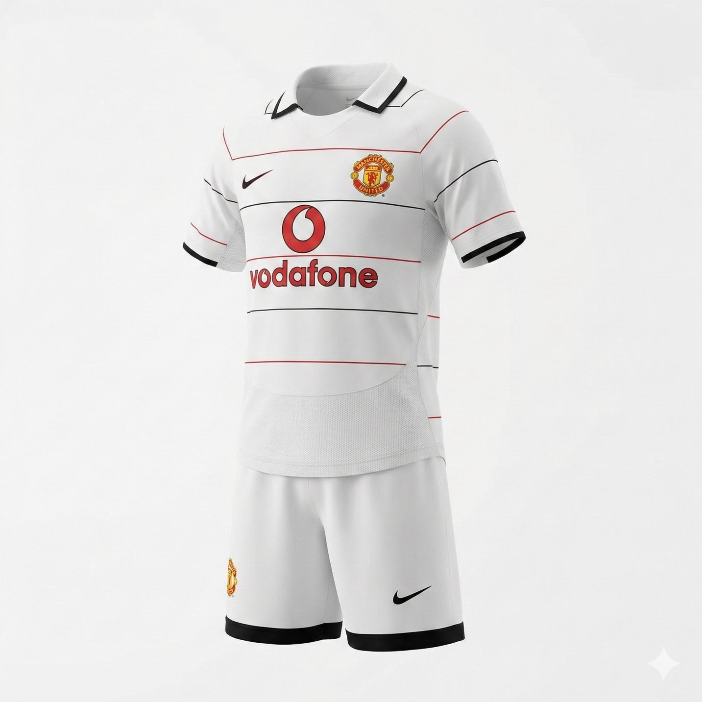 Manchester United Away 2003/2005 Kids Kit (Feels Like New) - Size 18