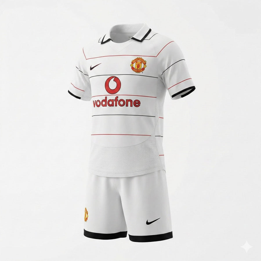 Manchester United Away 2003/2005 Kids Kit (Feels Like New) - Size 16