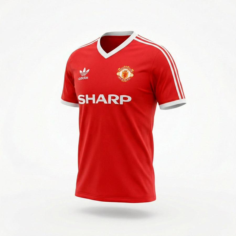 Manchester United 1983-1984 Home (Very Good Condition) - Size XS