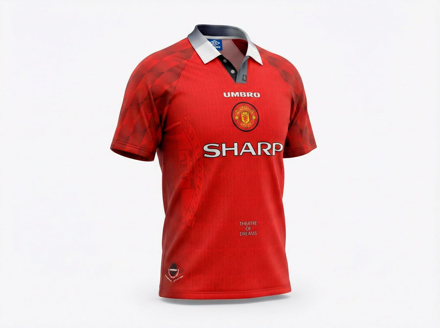 Manchester United 1996-1998 Home (Feels Like New) - Size XXL