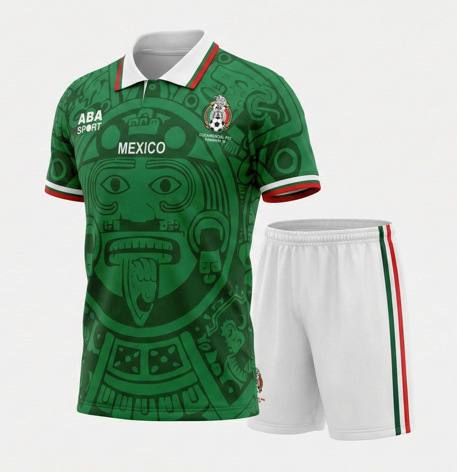 Mexico Home 1998 Kids Kit (Feels Like New) - Size 20