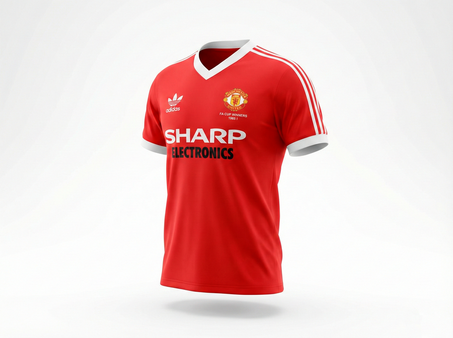 Manchester United 1982-1983 Home (Very Good Condition) - Size L