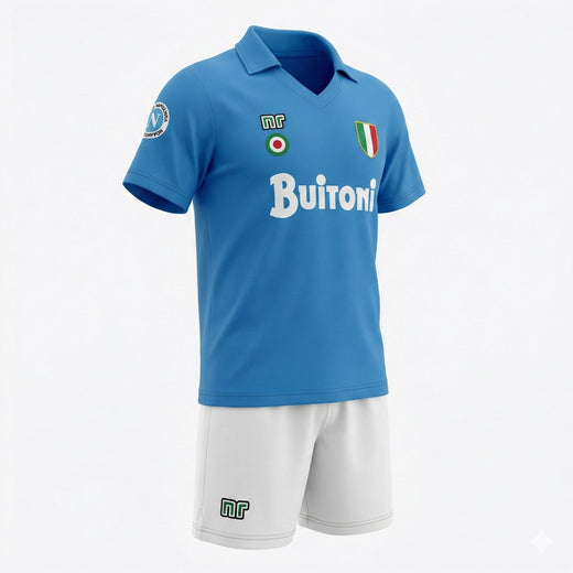 Napoli Home 1987/1988 Kids Kit (Very Good Condition) - Size 28