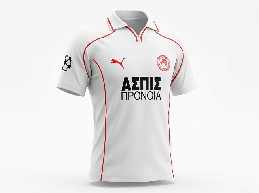 Olympiacos 1999-2000 Away (Feels Like New) - Size M