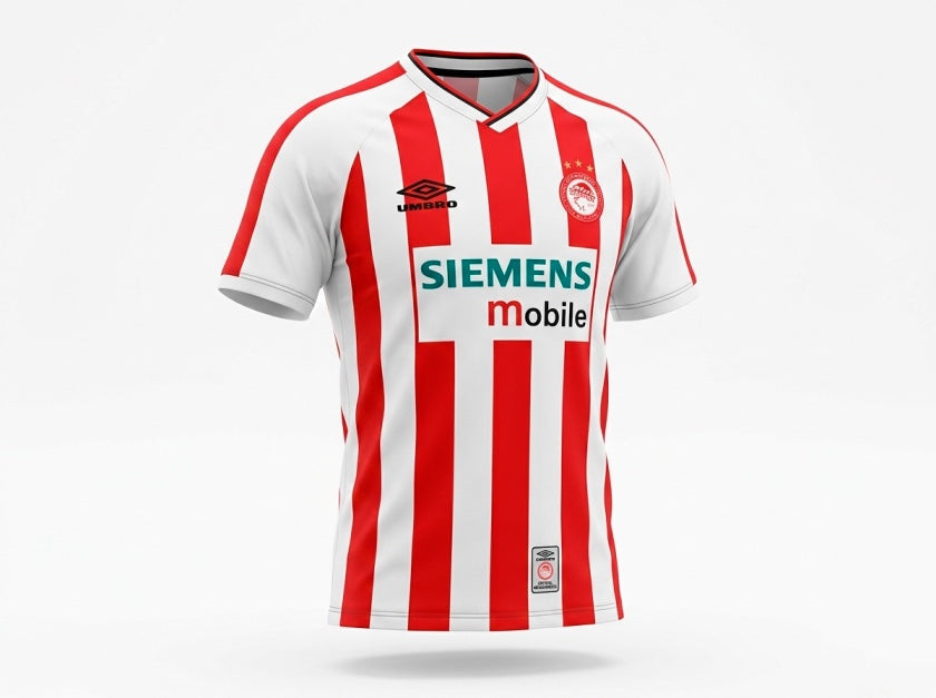 Olympiacos 2001-2002 Home (Feels Like New) - Size XL