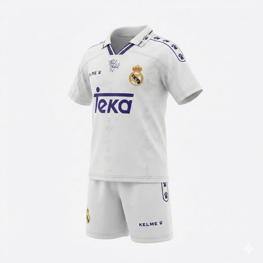 Real Madrid Home 1994/1996 Kids Kit (Feels Like New) - Size 18