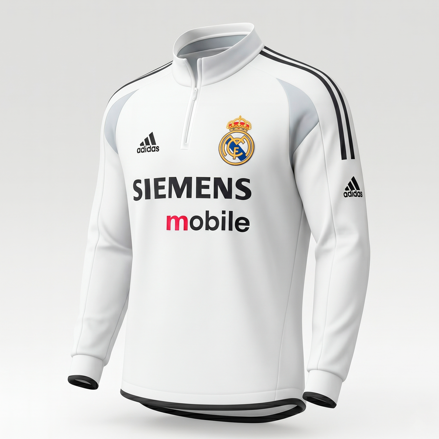 Real Madrid 04-05 Home Hoodie - Size L
