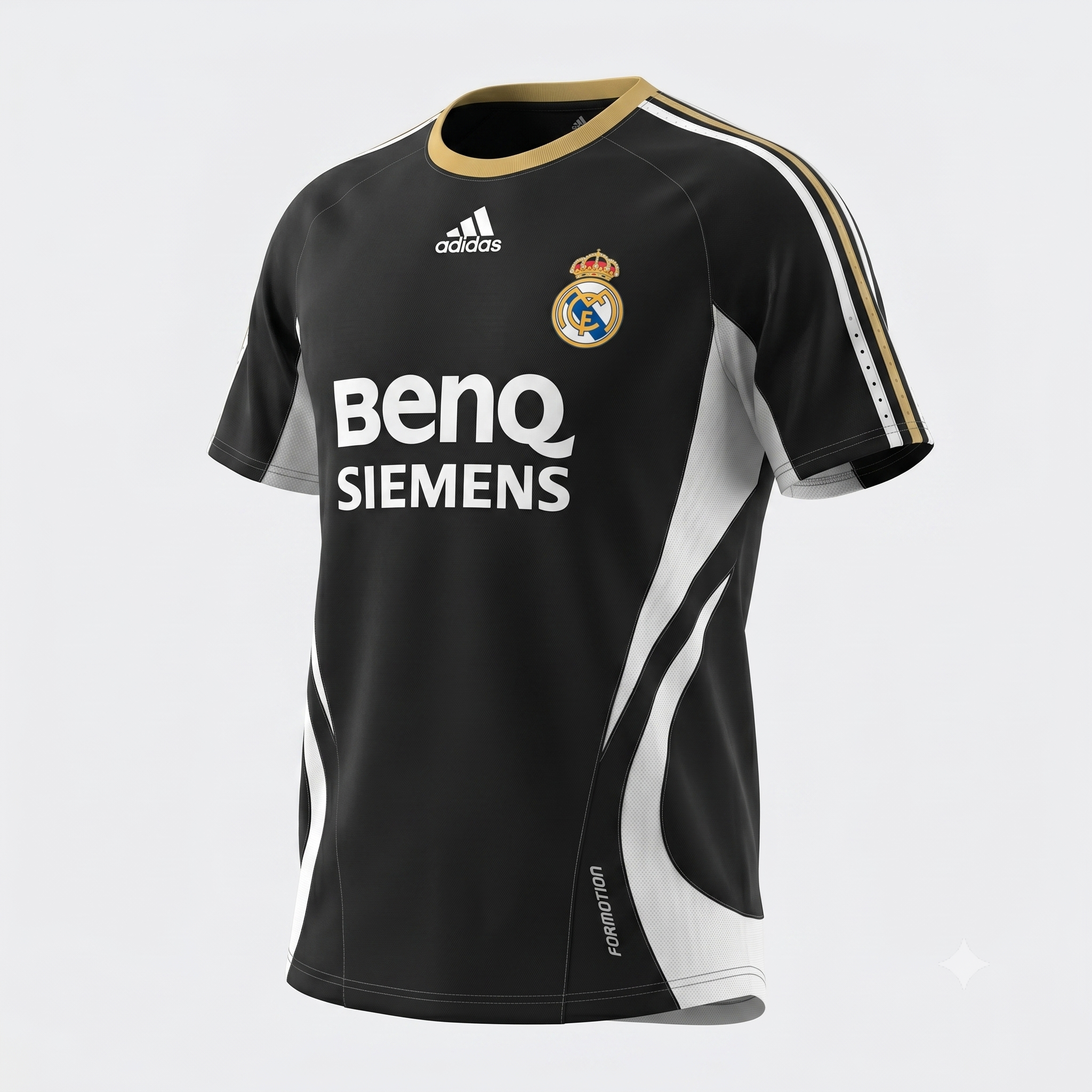 Real Madrid White Black Tracksuit 2006/07 - Size XXL