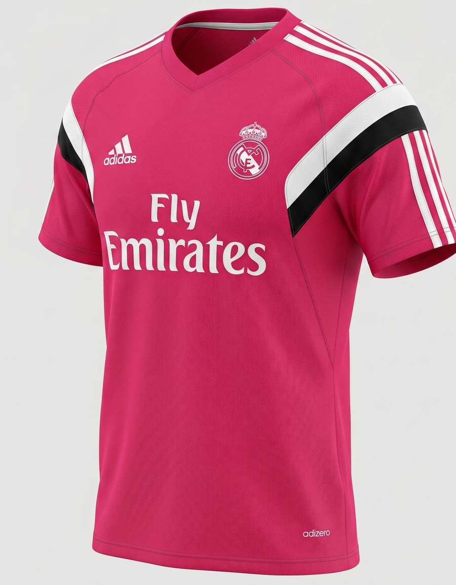 Real Madrid Black Pink Tracksuit 2014/15 - Size XS