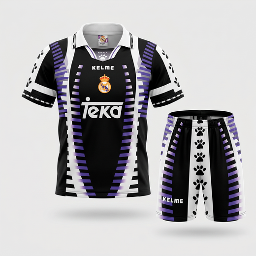 Real Madrid Away 1997/1998 Kids Kit (Feels Like New) - Size 28